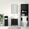 vidaXL Bathroom Sink Cabinet Black Oak 58 x 33 x 60 cm Engineered Wood