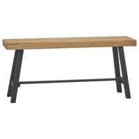 vidaXL Bench 110 cm Solid Wood Teak
