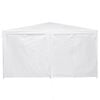 vidaXL Party Tent White 400 x 400 x 266 cm Polyethylene