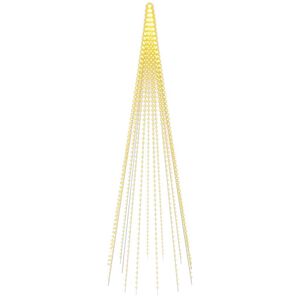 vidaXL Christmas Tree on Flagpole Warm White 732 LEDs 500 cm
