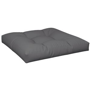 vidaXL Pallet Cushion Anthracite 70x70x12 cm Fabric