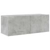 vidaXL 6 Piece TV Cabinet Set Concrete Grey Engineered Wood