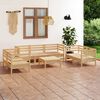 vidaXL 8 Piece Garden Lounge Set Solid Pinewood