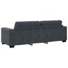 vidaXL Sofa Set 3 pcs Dark Grey 221 x 80 x 80 cm Velvet