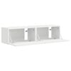 vidaXL TV Wall Cabinet 2 pcs White 60 x 31 x 29.5 cm Engineered Wood