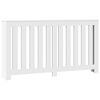 vidaXL Radiator Cover White 149x20x82 cm Engineered Wood