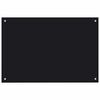 vidaXL Kitchen Backsplash 2 pcs Black 90 x 60 cm Tempered Glass