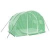 vidaXL Greenhouse with Steel Frame Green 6 m² 3x2x2 m