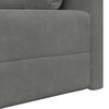 vidaXL Floor Sofa Bed 200cm Dark Grey Velvet