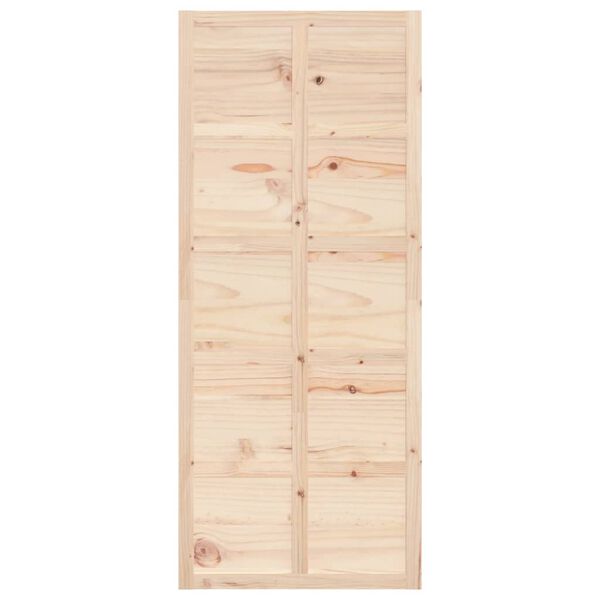 vidaXL Barn Door 90x1.8x214 cm Solid Wood Pine