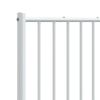 vidaXL Metal Replace Headboard White 180 cm