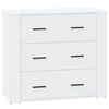 vidaXL Sideboards 3 pcs White Engineered Wood