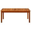 vidaXL Garden Coffee Table 110x60x45 cm Solid Acacia Wood