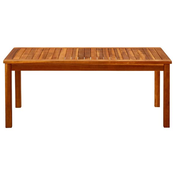 vidaXL Garden Coffee Table 110x60x45 cm Solid Acacia Wood