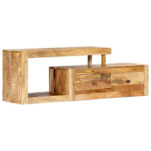 vidaXL TV Cabinet | Brown | Solid Mango Wood | 120x30x40 cm | Rustic