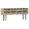 vidaXL Sideboard 140x30x60 cm Solid Mango Wood