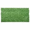 vidaXL Balcony Screen with Green Leaves 300x150 cm