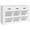 vidaXL Sideboard White 100x30x59,5 cm Engineered Wood