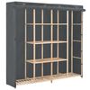 vidaXL Wardrobe | Grey | Cotton | 173 cm x 40 cm x 170 cm | Wardrobe