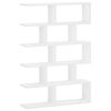 vidaXL Wall Shelf White 70 x 17 x 101 cm Engineered Wood