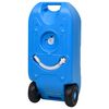 vidaXL Wheeled Water Tank for Camping 40 L Blue