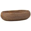 vidaXL Countertop Basin Brown Oval 59x40x15 cm Ceramic