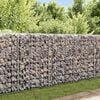 vidaXL Gabion Basket Galvanised Steel 120x30x100 cm