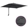vidaXL Garden Parasol Anthracite 248.5 x 247.5 x 160 cm