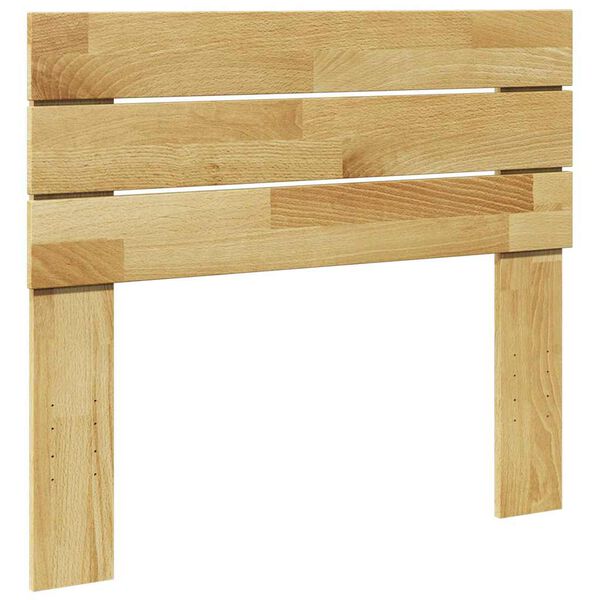 vidaXL Headboard 90 cm Solid Wood Oak
