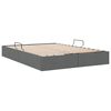 vidaXL Storage Bed with Mattress Dark Grey 153 x 203 cm Fabric