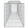 vidaXL Arched Gabion Baskets 20 pcs 400x50x60/80 cm Galvanised Iron