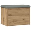 vidaXL Storage Bench Artisan Oak 62x42x45 cm Engineered Wood