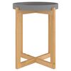 vidaXL Coffee Table Grey 41x41x48,5cm Engineered Wood&Solid Wood Pine