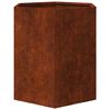vidaXL Planter Rusty 40x40x45 cm Corten Steel