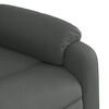 vidaXL Recliner Chair Dark Grey Fabric
