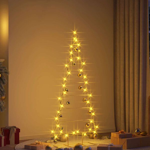 vidaXL Metal Christmas Tree for Decoration Black 150 cm