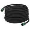 vidaXL Garden Soaker Hose Black 0.6" 50 m Rubber