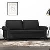 vidaXL 2-Seater Sofa Black 140 cm Faux Leather