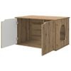 vidaXL Cat House Artisian Oak 85 x 55 x 50.5 cm Engineered Wood