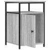 vidaXL Bedside Cabinet Grey Sonoma 40x42x60 cm Engineered Wood