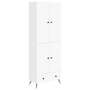 vidaXL Cabinet Set 2 pcs White Engineered Wood