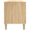 vidaXL Record Cabinet Sonoma Oak 100x38x48 cm Engineered Wood
