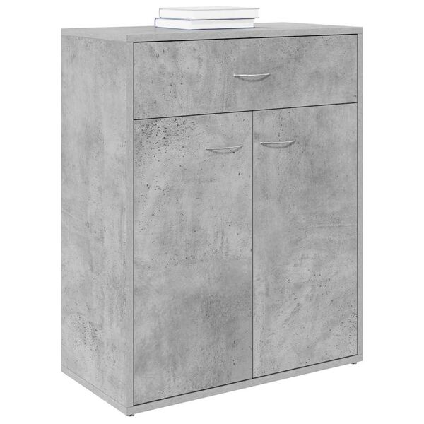 vidaXL Sideboard Concrete Grey 60x30x75 cm Engineered Wood