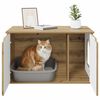 vidaXL Cat House Artisian Oak 85 x 55 x 50.5 cm Engineered Wood