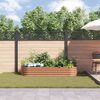 vidaXL Raised Bed Brown 240 x 80 x 44 cm Steel