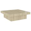 vidaXL Coffee Table Sonoma Oak 90x90x28 cm Engineered Wood
