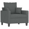 vidaXL Sofa Chair Dark Grey 60 cm Fabric