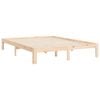 vidaXL Bed Frame without Mattress King Size Solid Wood Pine