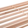 vidaXL 3-Tier Shoe Rack Solid Fir Wood