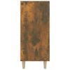 vidaXL Sideboard Smoked Oak 90x34x80 cm Engineered Wood